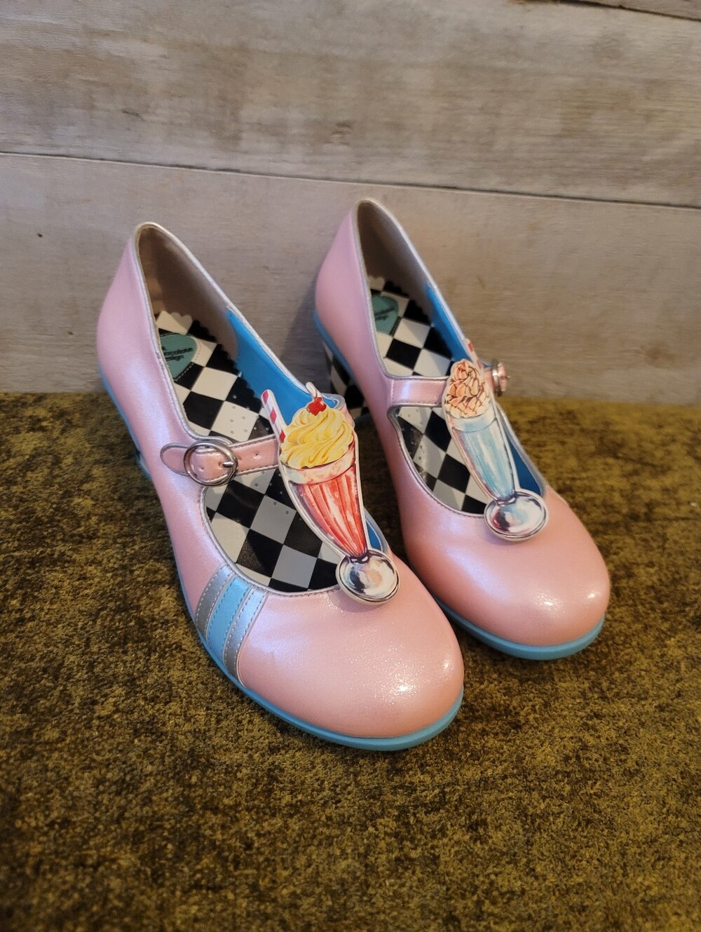 Hot Chocolate Design Icecream Heels